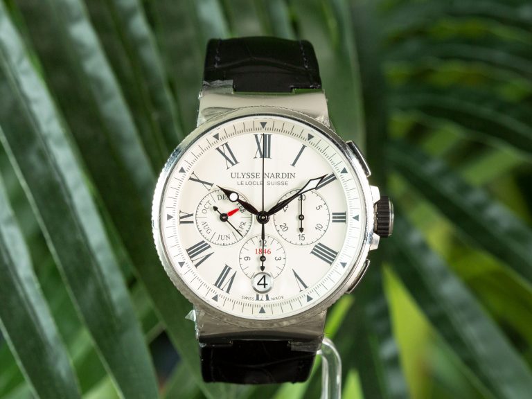 Ulysse Nardin Marine Chronograph Annual Calendar – ikinci el lüks saat Chrono Zone